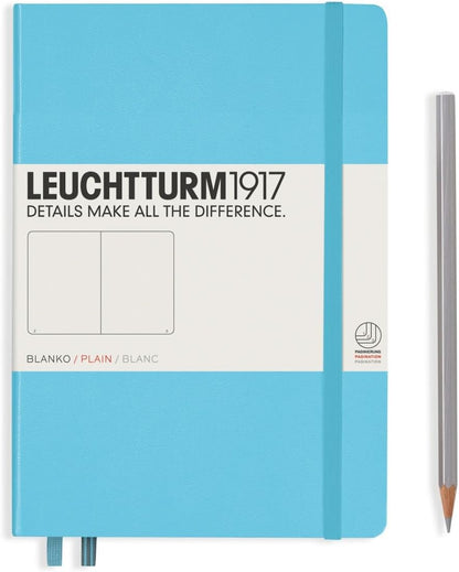LEUCHTTURM1917 - Notebook Hardcover Medium A5-251 Numbered Pages for Writing and Journaling (Navy, Ruled)