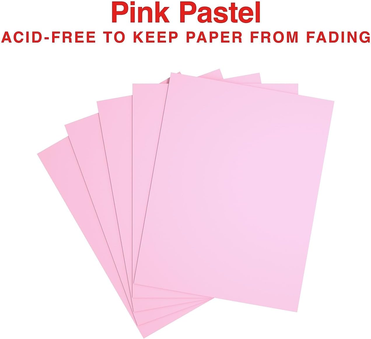 Staples Pastel Colored Copy Paper 8 1/2-Inch x 11-Inch Pink 500/Ream, For Office, School & Home