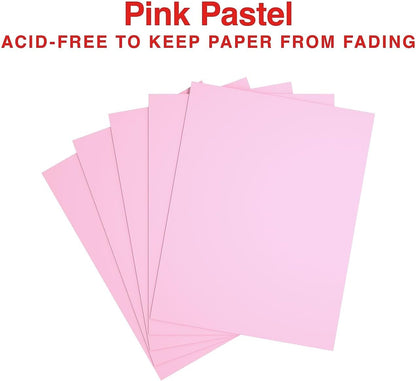 Staples Pastel Colored Copy Paper 8 1/2-Inch x 11-Inch Pink 500/Ream, For Office, School & Home