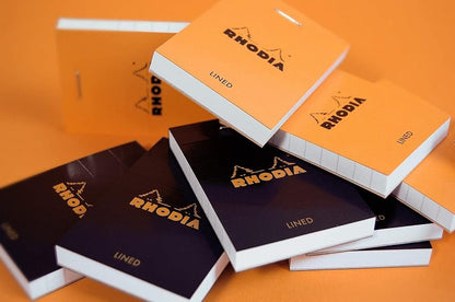 Rhodia 80 Sheet Graph Notepads, 4 by 6", Black