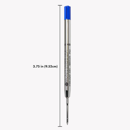Monteverde USA Capless Ceramic Gel Refills to Fit Parker Pens, Broad Point, Blue Ink, 2-Pack – Smooth and Vibrant Writing Solution