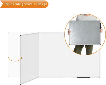 VIZ-PRO Magnetic Whiteboard/Dry Erase Board, 36 X 24 Inches, Includes 1 Eraser & 2 Markers & 4 Magnets