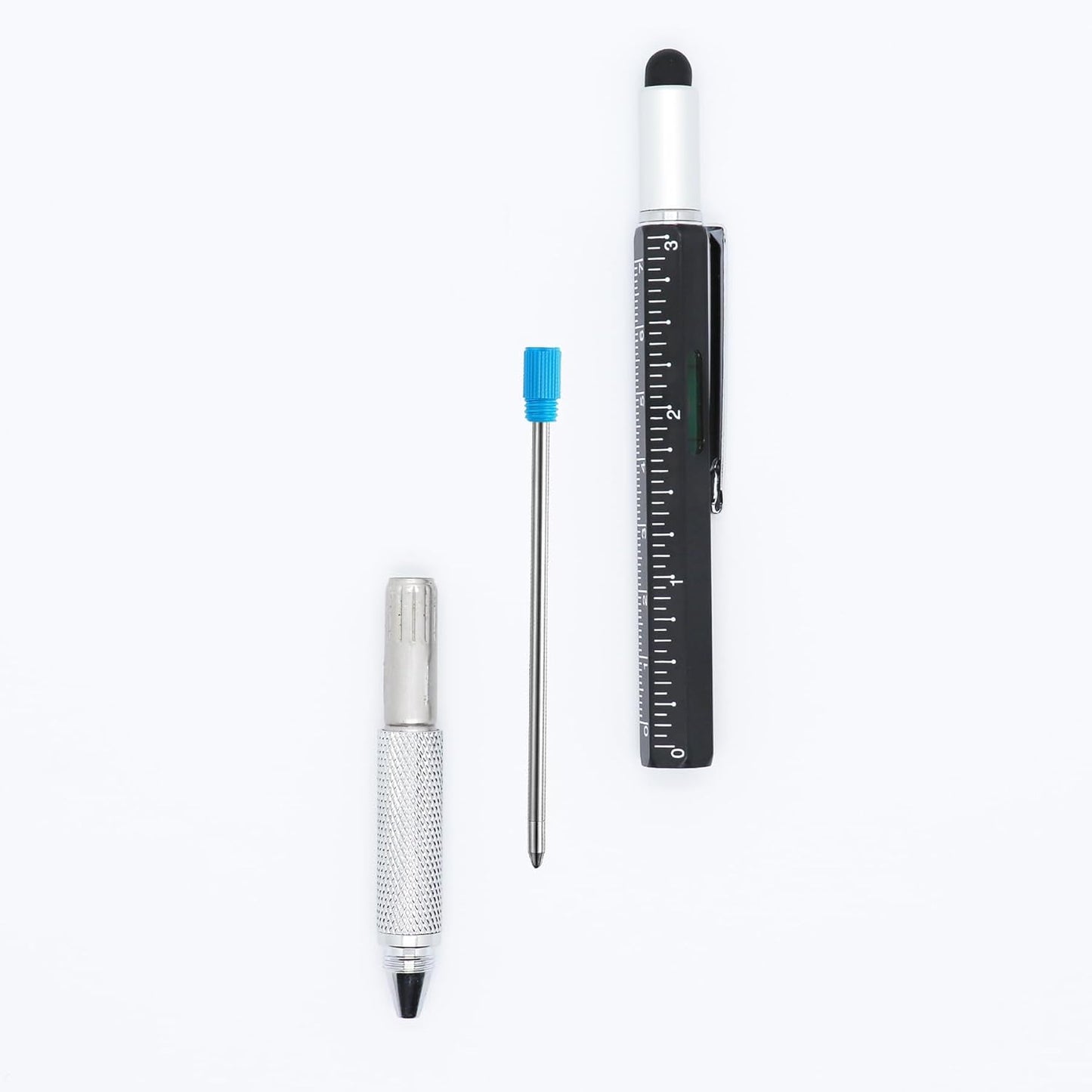 DUNBONG Ballpoint Metal D1 Refill for Multifunction Pen, Black pack of 5 pieces (Black)