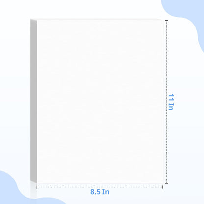 160 Sheets White Cardstock 8.5 x 11 Heavyweight Weight 200gsm Card Stock Paper for Printing, Crafts, Invitations | Smooth Printer Cardstock Paper | Bulk Construction Paper DIY & Professional Use