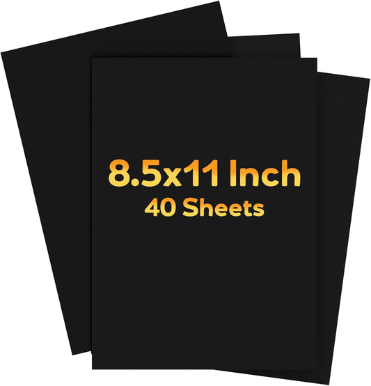 White Cardstock 8.5 x 11,White Card Stock,Cardstock Paper,Copy Paper for Printer,40 Sheets Card Stock Paper for Invitations,Menus,DIY Cards,Tags,Cards Making,Certificate,Construction,Office Printing