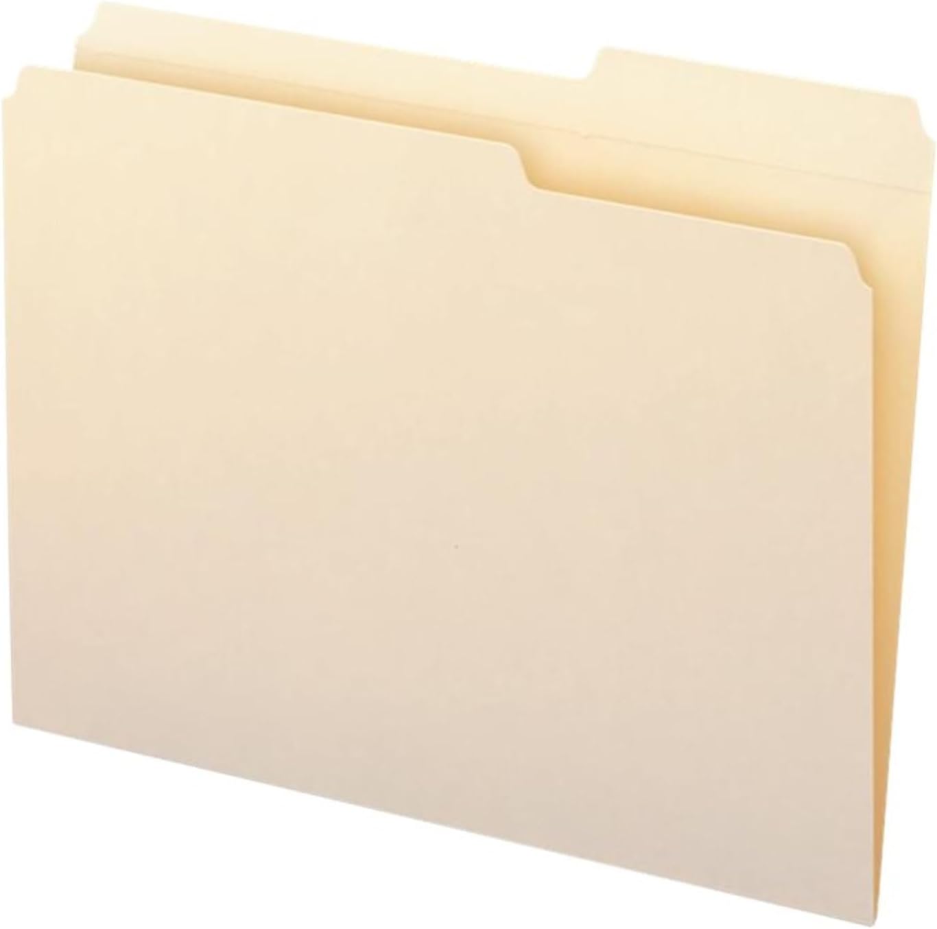 Smead File Folders Letter Size, Reinforced 1/3-Cut Tab, Assorted Positions, Letter Size, Manila Folders 8.5 x 11, 100 per Box (10334)