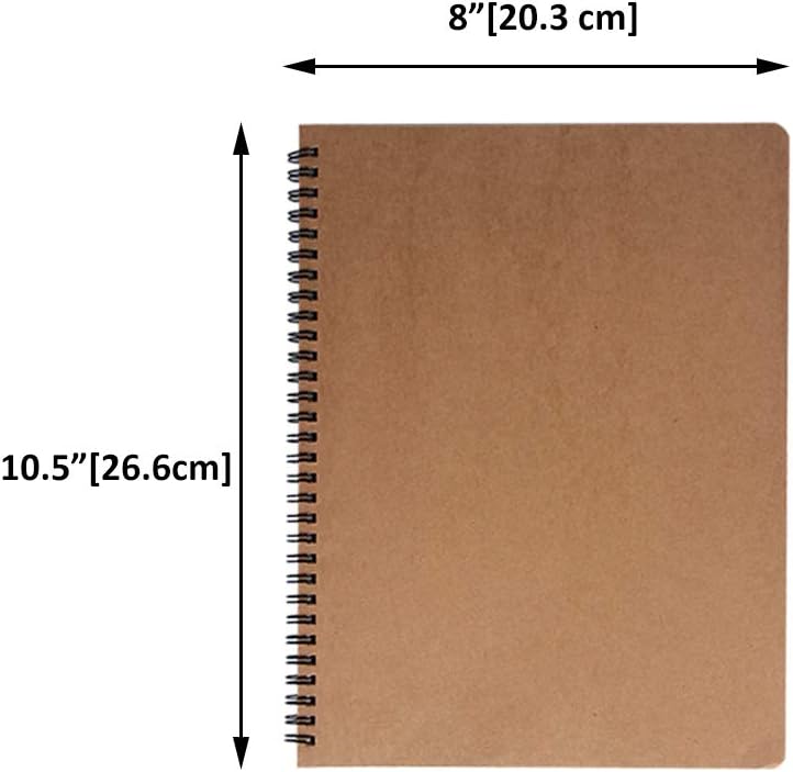 zmybcpack 12 Pack 8.5x11 inch Large Lined Notebook Journals Bulk, 32 sheets / 64 Pages, Sketchbook Composition Notebook Journals Subject Notebooks Planner for College Students Office
