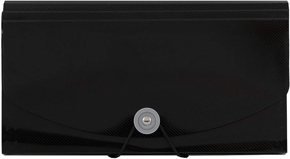 JAM Paper Accordion Folders - 13 Pocket Plastic Expanding File - Legal Size - 10 x 15 - Red - Sold Individually