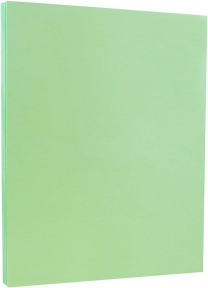 JAM PAPER Vellum Bristol 65lb Cardstock - 8.5 x 11 Coverstock - 147 gsm - Cream - 50 Sheets/Pack