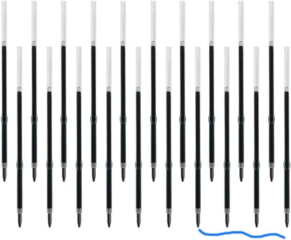 Oddmoal Ballpoint Pen with Stylus Tip, Soft Touch Click Metal Pen, 1.0mm Medium Point, Black Ink, 12 Count(Black)