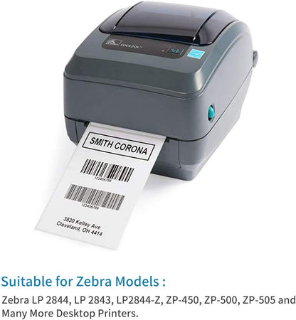 L LIKED 200 4x6 Thermal Labels Fanfold, Direct Thermal Shipping Labels - Perforated and Strong Adhesive