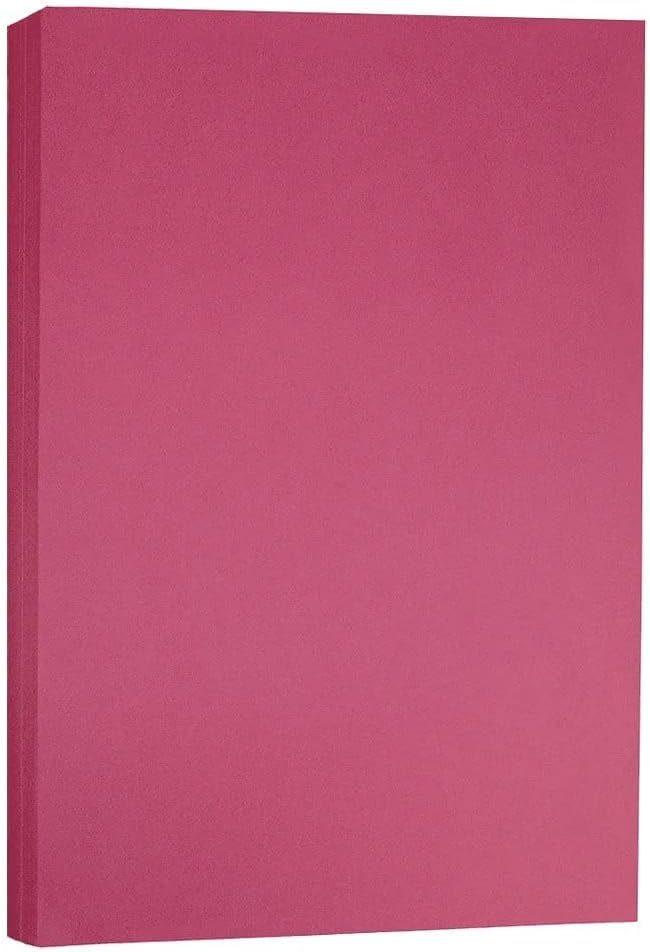 JAM PAPER Ledger Matte 24lb Paper - 90 gsm - 11 x 17 Tabloid - Yellow Recycled - 100 Sheets/Pack