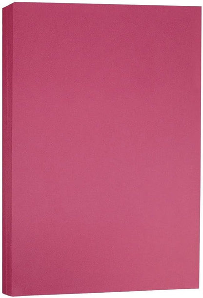 JAM PAPER Ledger Matte 24lb Paper - 90 gsm - 11 x 17 Tabloid - Yellow Recycled - 100 Sheets/Pack