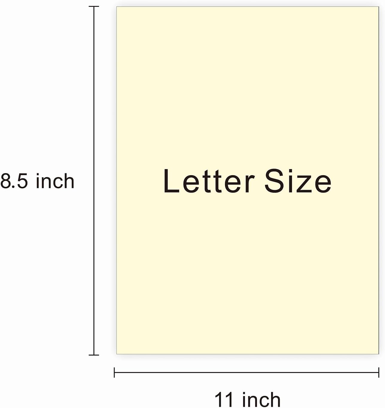 110lb White Cardstock 8.5 x 11 inches,100 Sheets Heavyweight Thick Paper 300 GSM for Arts and Craft, Drawing, DIY Projects
