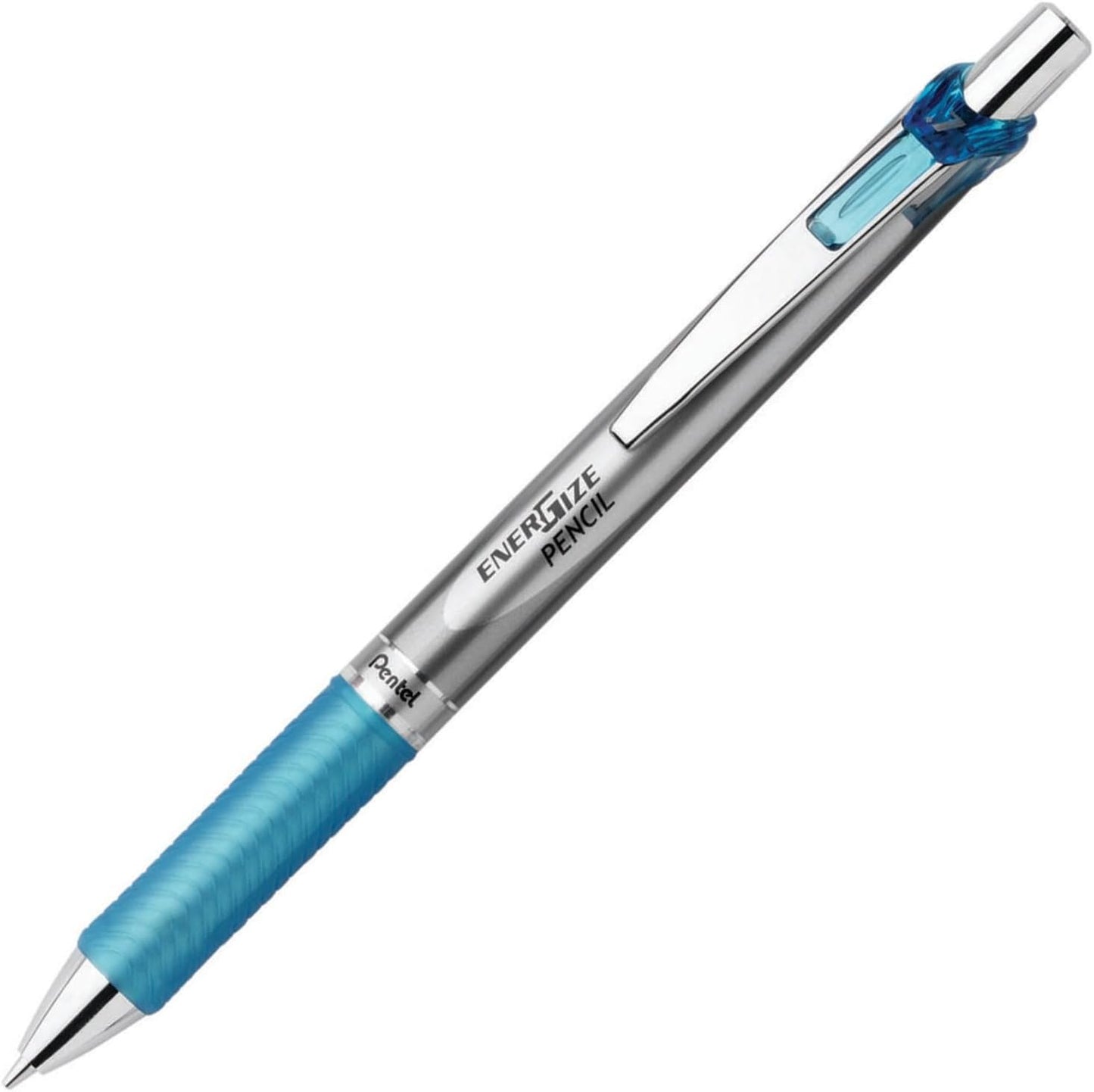 Pentel EnerGize Automatic Pencil with Lead and Erasers, 0.7mm, Assorted, 2 Pack (PL77LEBP2)