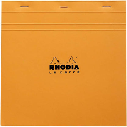 Rhodia Head Stapled Pad, No16 A5, Dot - Black