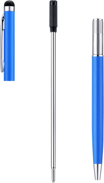 Black Ink Refill, Replaceable Ballpoint Pen Refills Compatible with Cross Ballpoint Pen, Medium Point Metal Refill 10 Pack