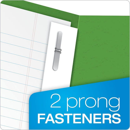 Oxford Two-Pocket Folders w/Fasteners, Red, Letter Size, 25 per Box (57711)