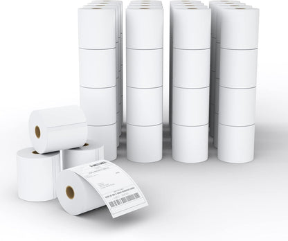 MFLABEL 4x6 Thermal Shipping Labels - 2 Rolls of 250, Perforated & Smudge-Proof Direct Thermal Labels Compatible with Rollo, Zebra, for Amazon UPS FedEx Shopify