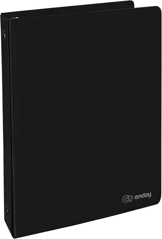 3 Inch Binder 3 Ring Binders Green, Slant D-Ring 3” Clear View Cover with 2 Inside Pockets, Heavy Duty Colored School Supplies Office and Home Binders – By Enday
