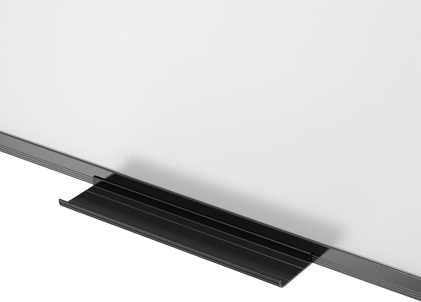 VIZ-PRO Magnetic Dry Erase White Board, 36 X 24 Inches, Black Aluminium Frame