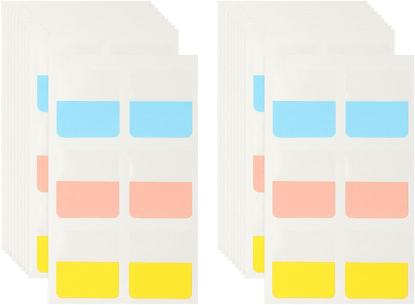 PATIKIL Clear Index Sticky Tabs, 120 Pcs Large Transparent Sticky Notes Bookmarks Planner Stickers Page Tabs for Office Notebooks File Folder Ledger Book, Gradient Green