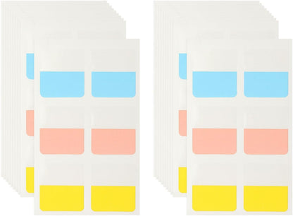PATIKIL Clear Index Sticky Tabs, 120 Pcs Large Transparent Sticky Notes Bookmarks Planner Stickers Page Tabs for Office Notebooks File Folder Ledger Book, Gradient Green