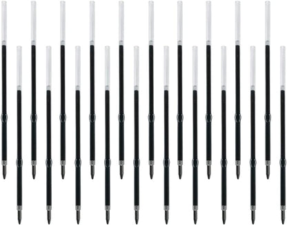 Oddmoal Ballpoint Pen with Stylus Tip, Soft Touch Click Metal Pen, 1.0mm Medium Point, Black Ink, 12 Count(Black)
