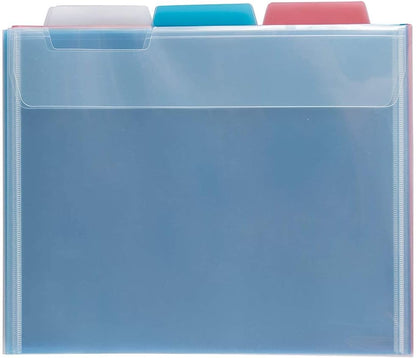 JAM Paper Accordion Folders - 13 Pocket Plastic Expanding File - Legal Size - 10 x 15 - Red - Sold Individually