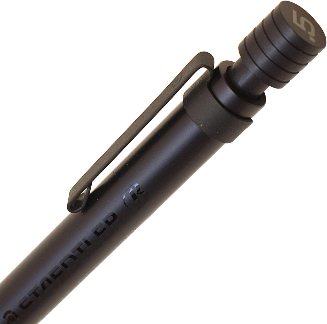 STAEDTLER 35-03B Mechanical Pencil, 0.01 inch (0.3 mm), All Black