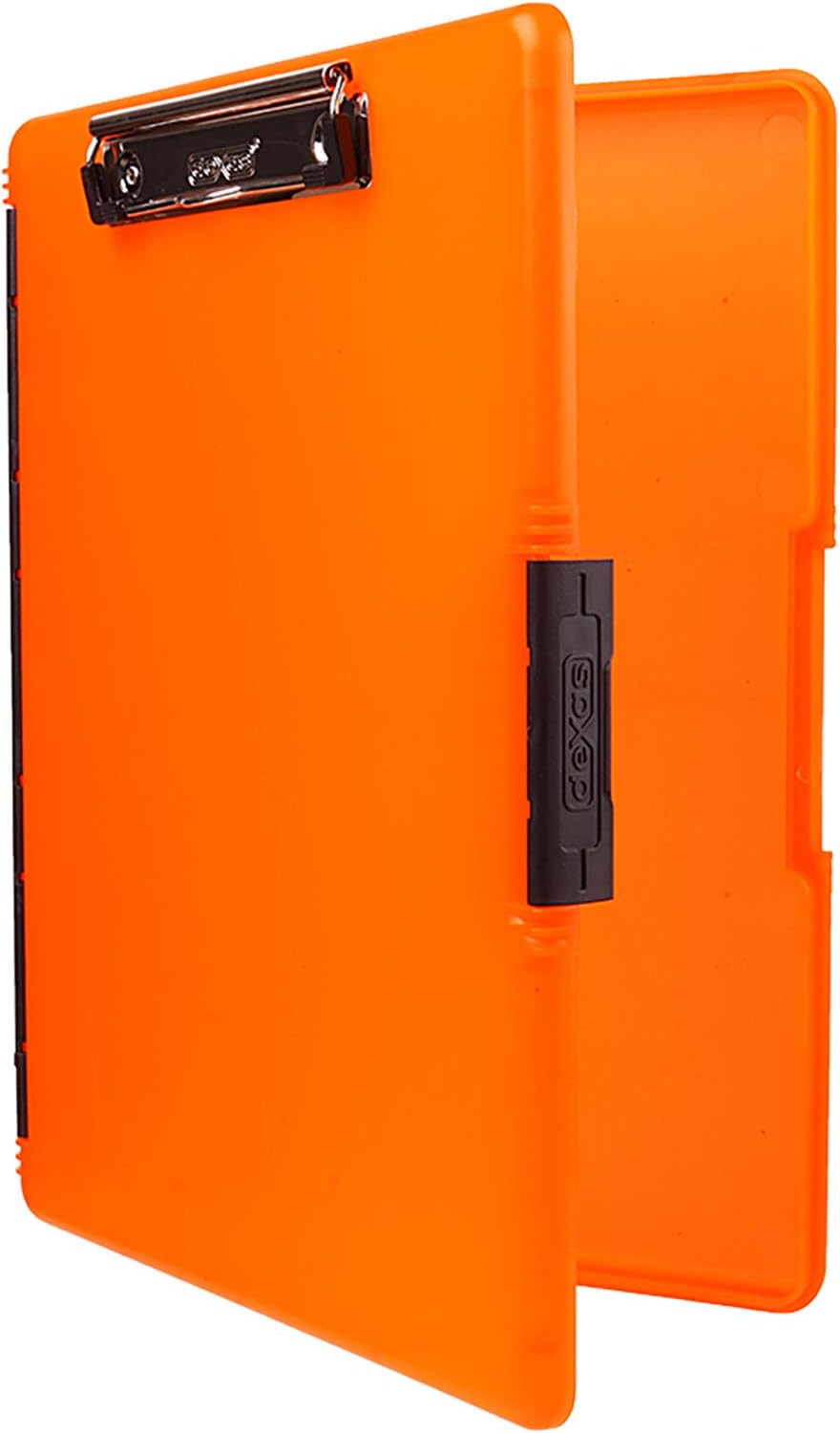 Dexas Slimcase 2 Plastic Clipboard with Storage and Side Opening, Black, Office Supplies Clipboards to Organize, Carry and Store, A4 Holder, Style and Functionality Nursing Clipboards