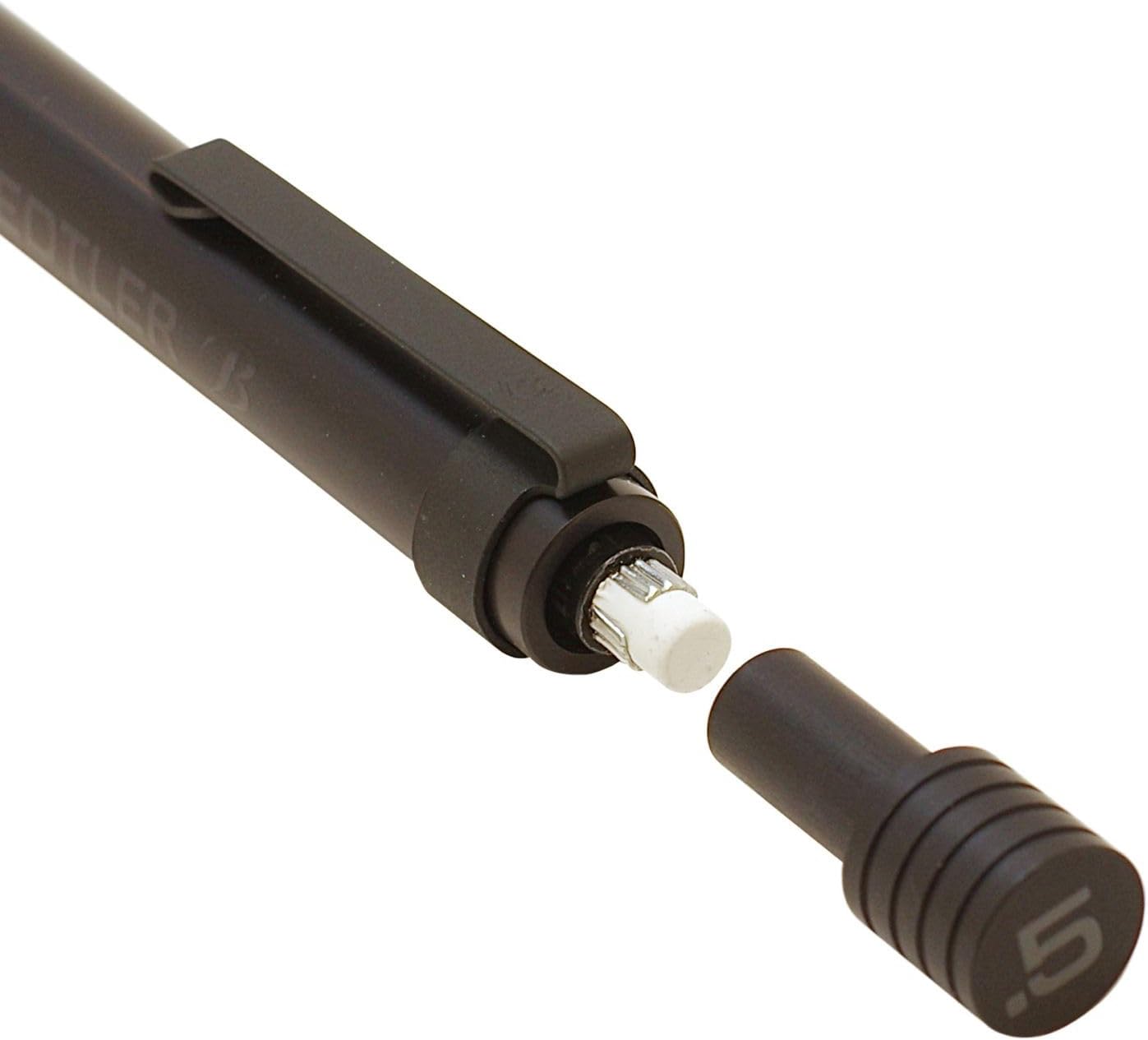 STAEDTLER 35-03B Mechanical Pencil, 0.01 inch (0.3 mm), All Black