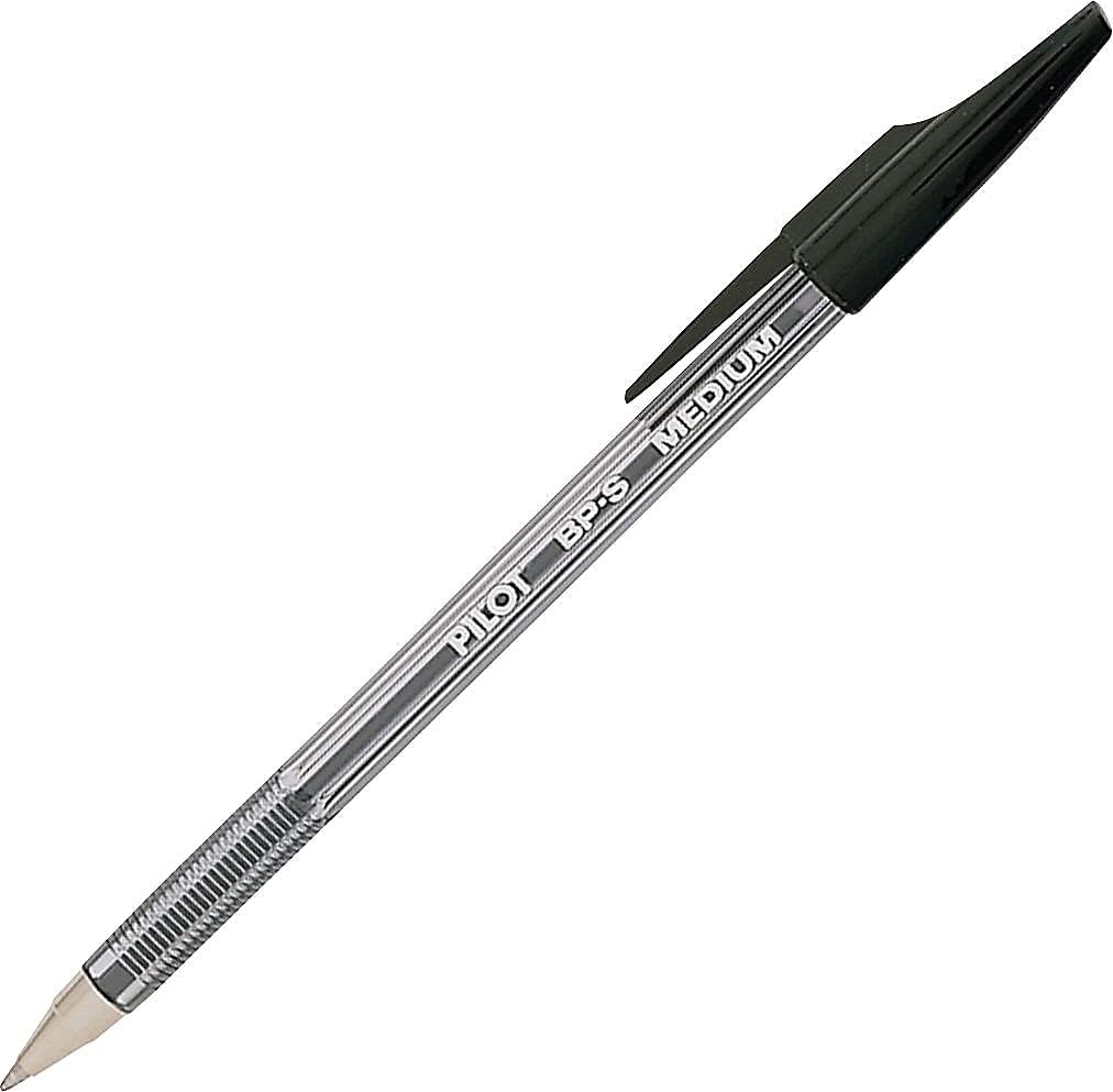 PILOT The Better Ball Point Pen Refillable Ballpoint Stick Pens, Medium Point, Blue Ink, 12-Pack (36711)