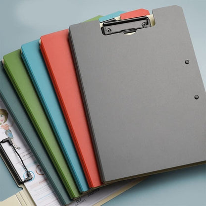 MVNOIRE Portable File Clipboard Single Clip/Dual Clips Optional Folders Vertical Office Supplies