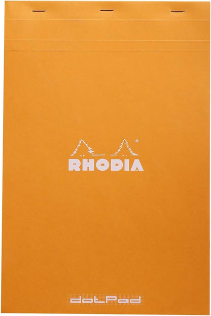 Rhodia Notepad, No18 A4, Lined - White, 8 1/4"" x 11 3/4""" (18601C)