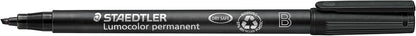 STAEDTLER Lumocolor Permanent Pen 317 Medium 1.0mm Line - Assorted Colours (Pack of 8) (317 WP8 ST), pack of 8