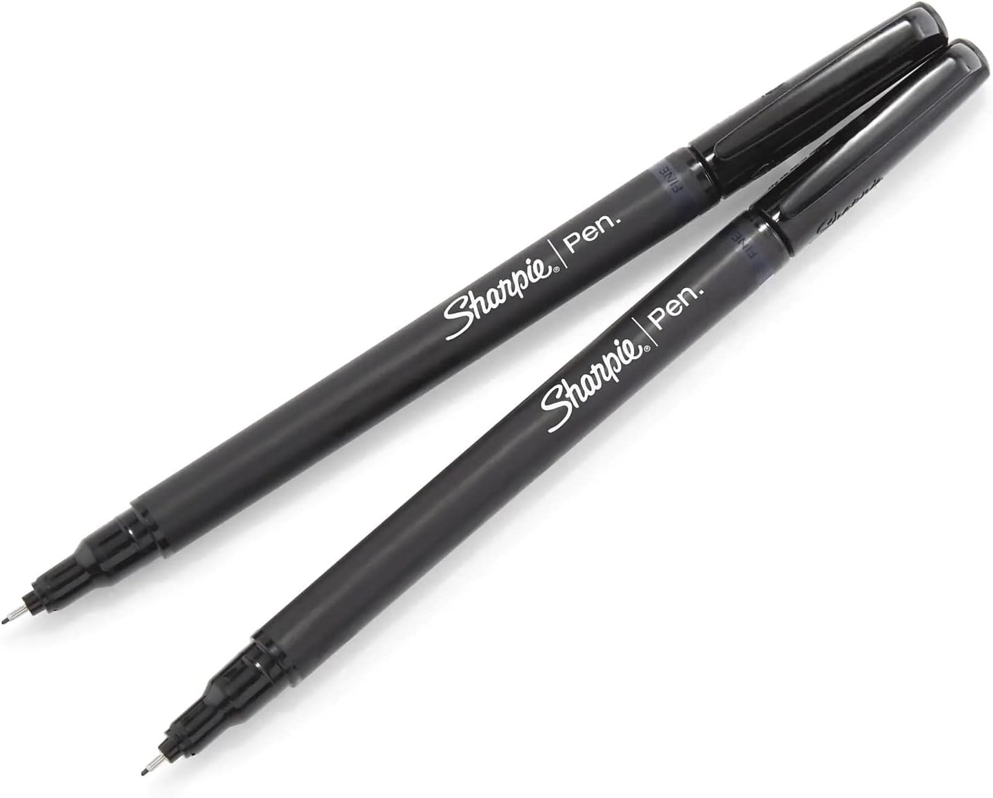Sharpie Plastic Point Pen, 12-Count (Fine Point, Black)