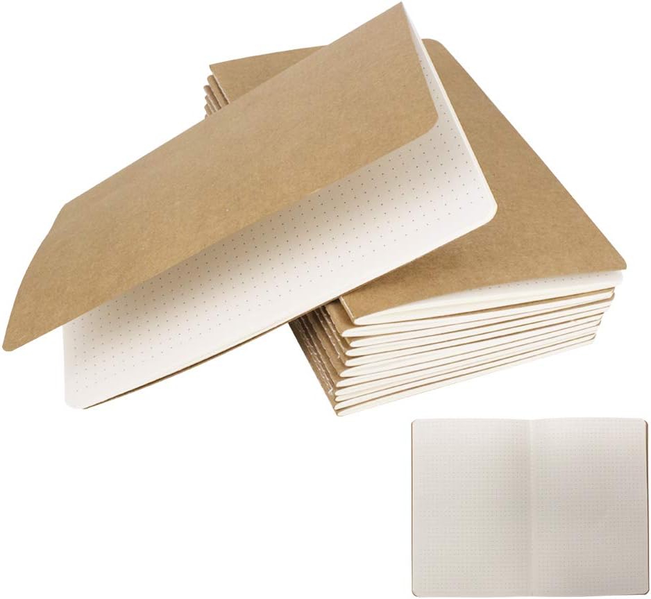 zmybcpack 12 Pack 8.5x11 inch Large Lined Notebook Journals Bulk, 32 sheets / 64 Pages, Sketchbook Composition Notebook Journals Subject Notebooks Planner for College Students Office