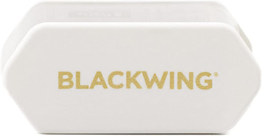 Blackwing Two-Step Long Point Pencil Sharpener, White Color, German Steel Blades, Pack of 1