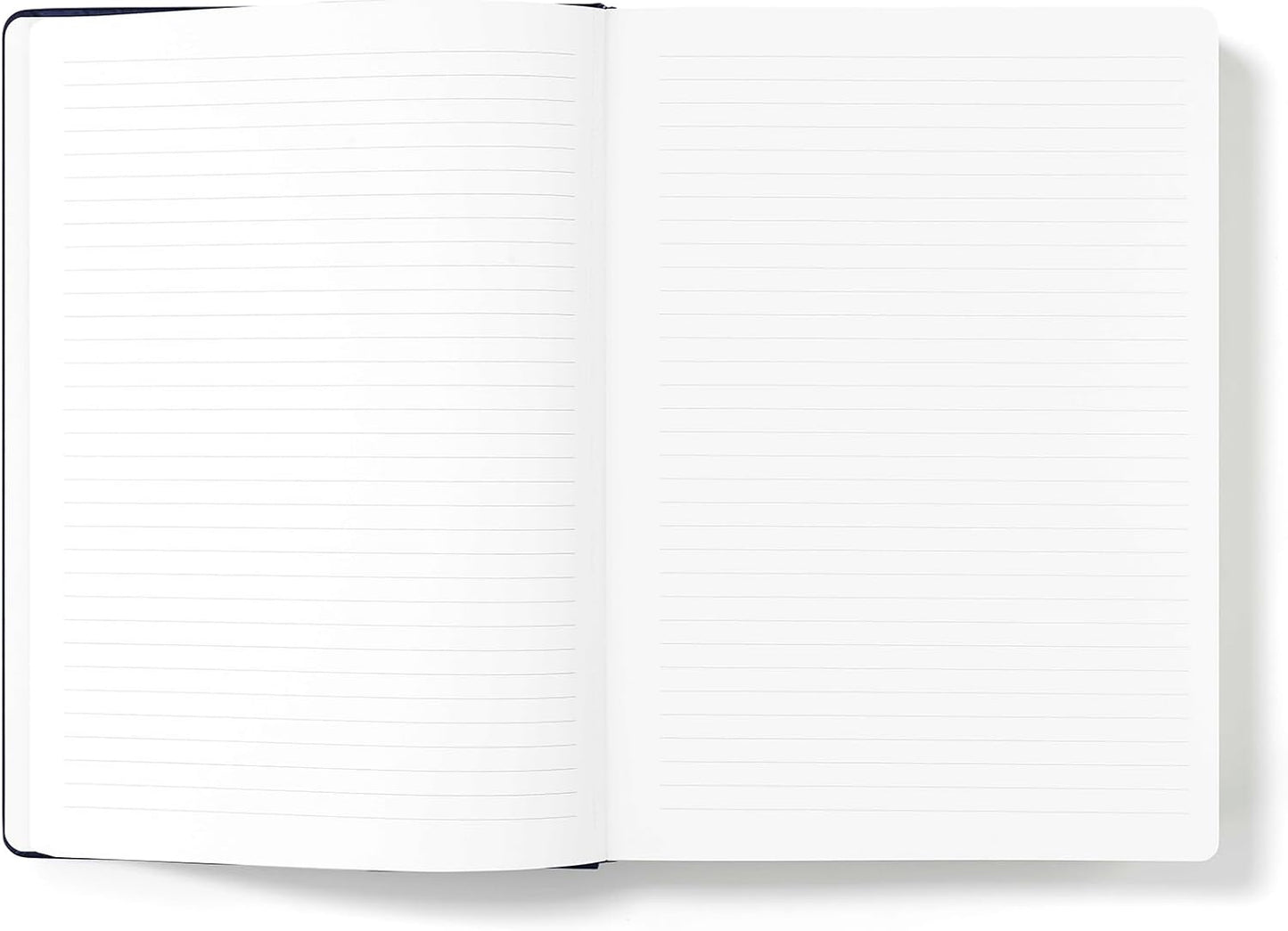 Wykeham's Executive Notebook – 8.5" x 12" – Customization Available (Personalized Black – Lined)