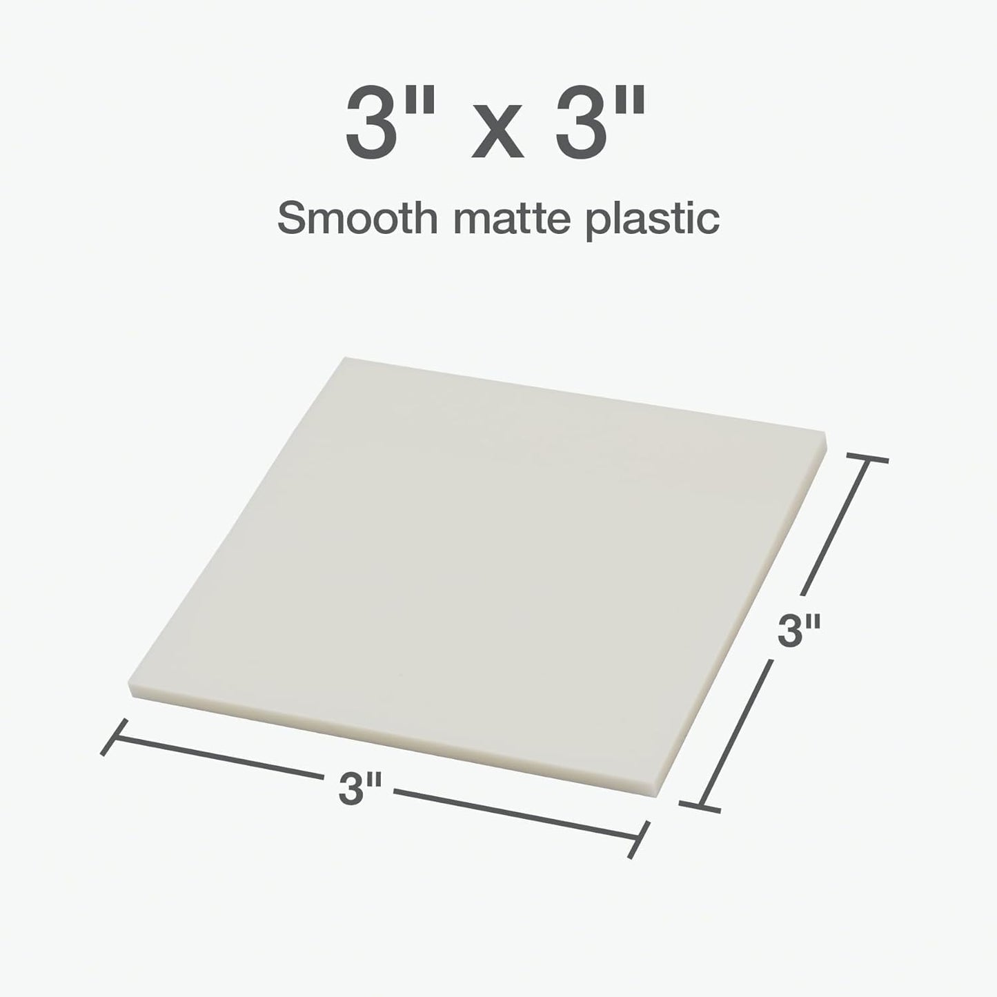 Redi-Tag Translucent Sticky Notes, Transparent Self-Stick Notes, 3" x 3", 4 Pads, 50 Notes Per Pad, 200 Sheets (1006596)