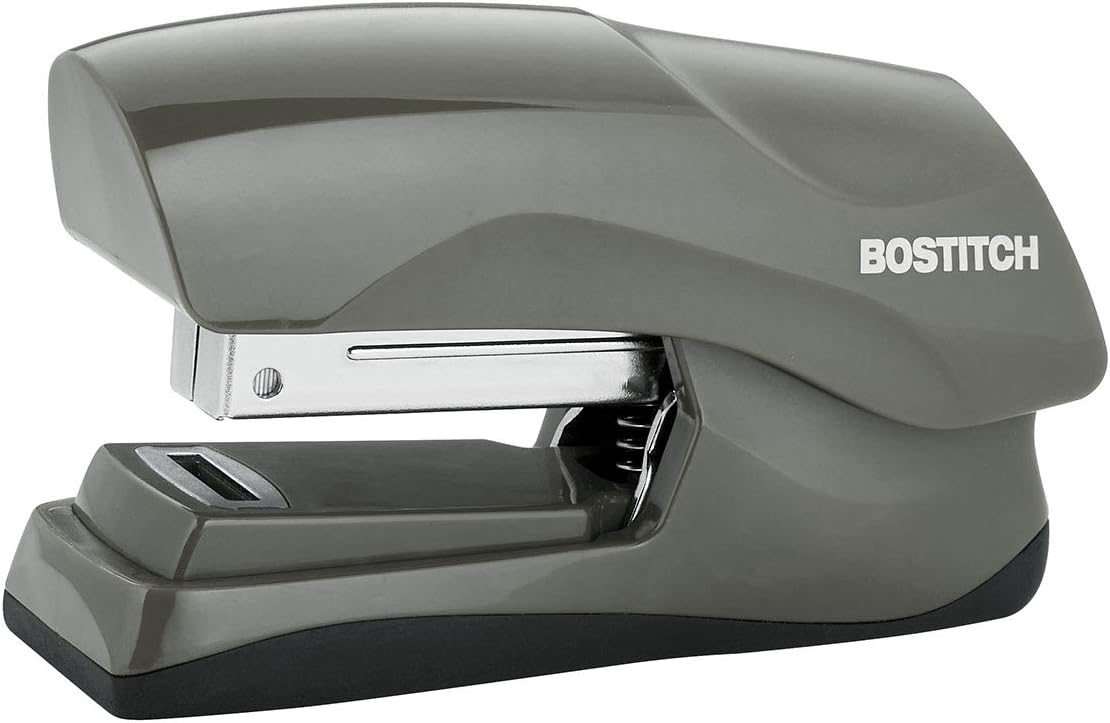 Bostitch Office Heavy Duty Stapler, 40 Sheet Capacity, No Jam, Half Strip, Fits into the Palm of Your Hand, For Classroom, Office or Desk, Black