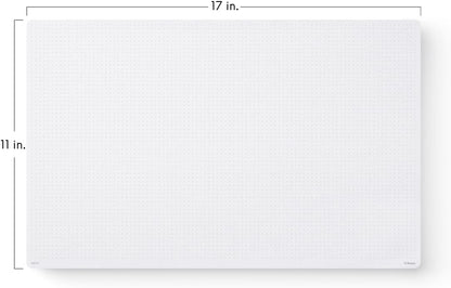 Notsu Graph Notepads 11 x 17 inch | Large Graphing Double Sided Drafting Pads with 1/4" Quad Grid Premium Thick Paper 120gsm