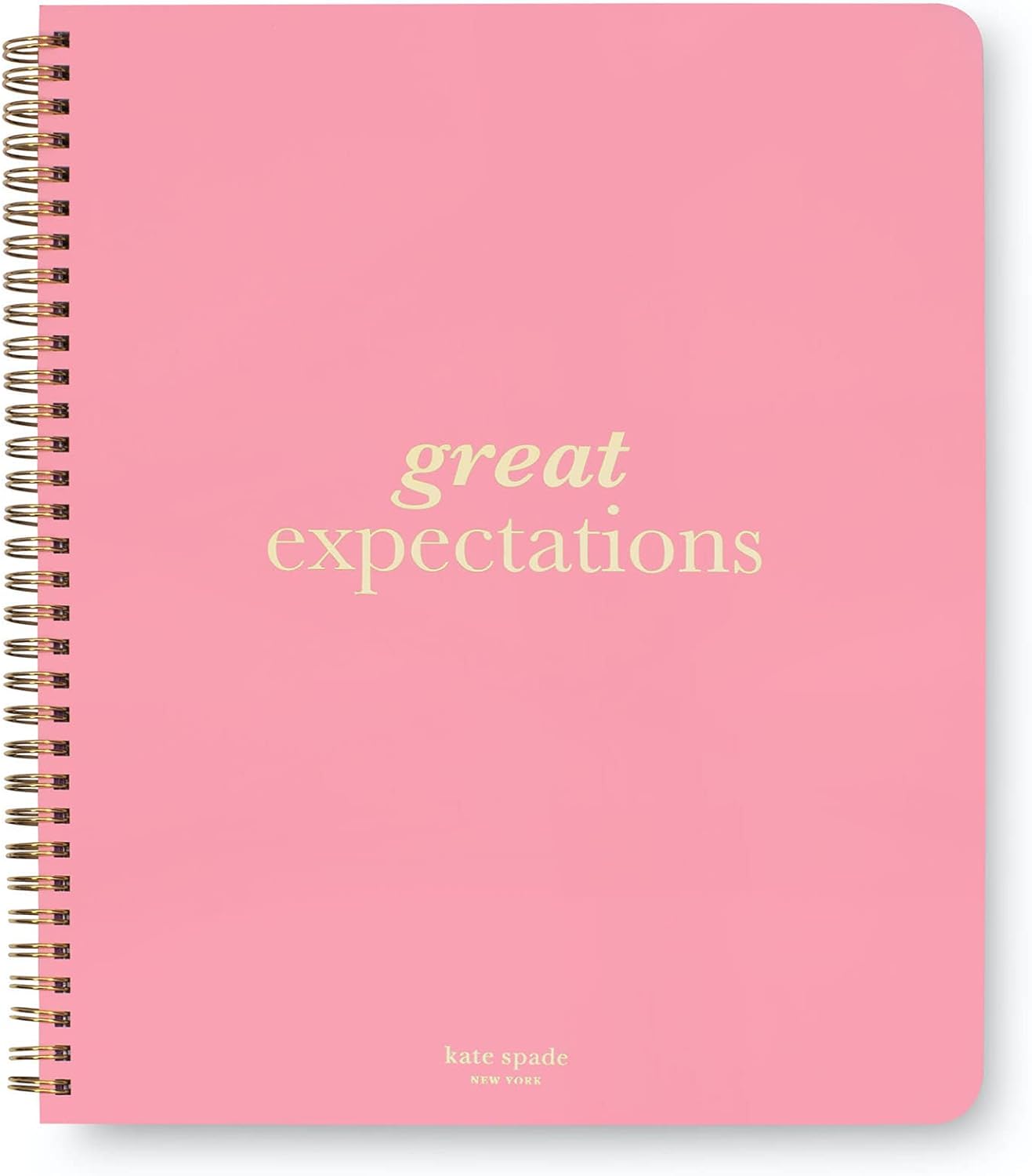 kate spade new york Large College Ruled Notebook, 11" x 9.5" Spiral Notebook with 160 Pages
