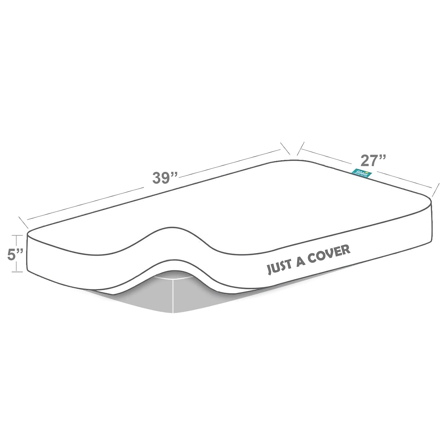 Crib Mattress Protector Sheets Fitted Waterproof Crib Mattress Pad Cover, Noiseless & Machine Wash 100% Absorbent Crib/Toddler Mattress Protector Sheet Quilted, White, 52" x 28"