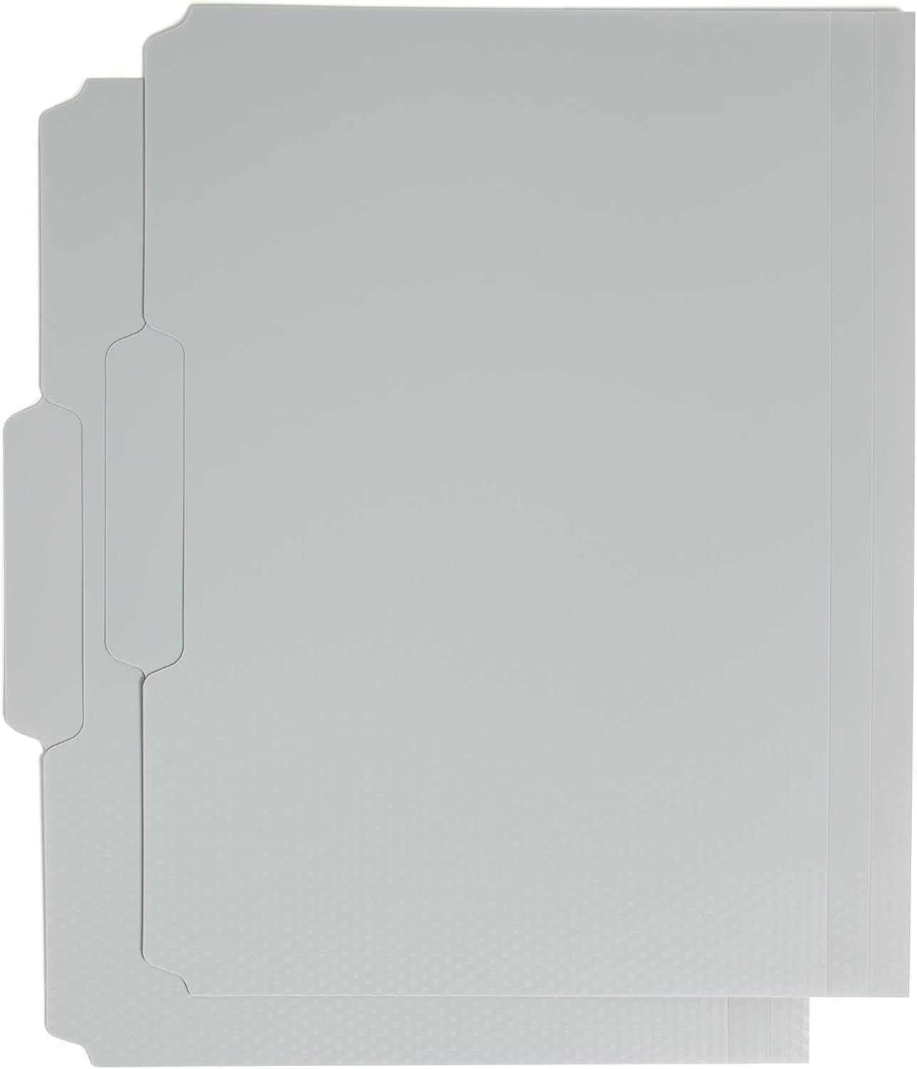 U Brands Fashion File Folders, 1/3-Cut Tabs in Assorted Positions, Letter Size, Office Supplies, 6 Count (Classic)