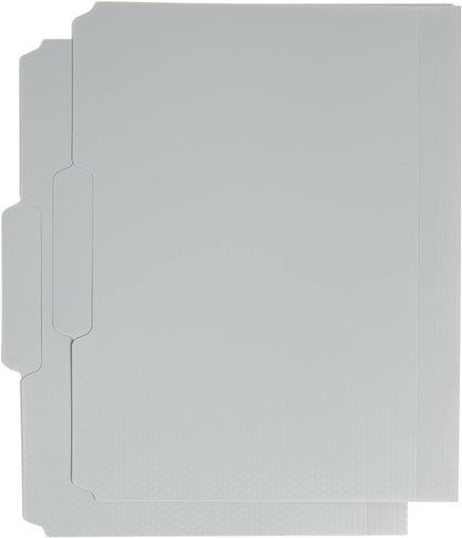 U Brands Fashion File Folders, 1/3-Cut Tabs in Assorted Positions, Letter Size, Office Supplies, 6 Count (Classic)
