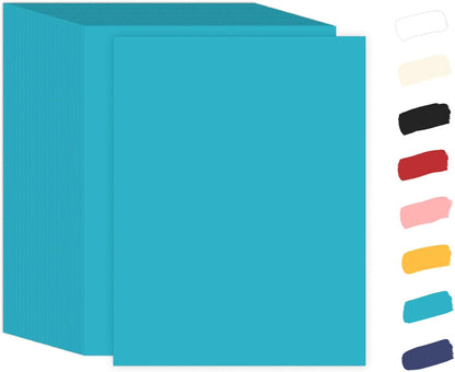 100 Sheets Cream Cardstock 8.5 x 11 Off White Card Stock,Goefun 65lb Ivory Paper Printer Paper for Cards Making, Office Printing, Wedding