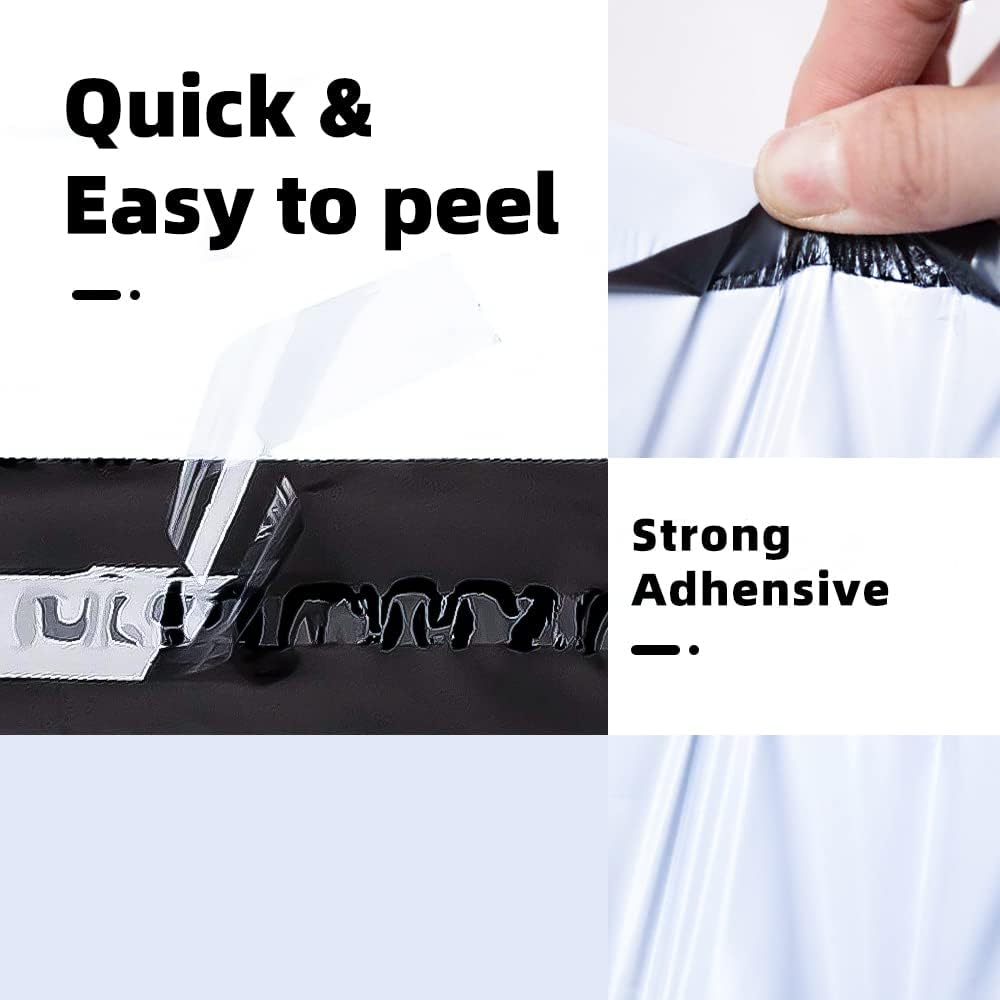 POLYSELLS 100 Pcs 14.5x19 Inch Poly Mailers Shipping Envelopes, Strong Adhesive Sealing, Waterproof, and Tear-resistant Postal Mailing Bags for Clothing, Books, and Accessories