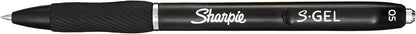 Sharpie S-Gel, Gel Pens, Fine Point (0.5mm), Black Ink Gel Pen, 4 Count